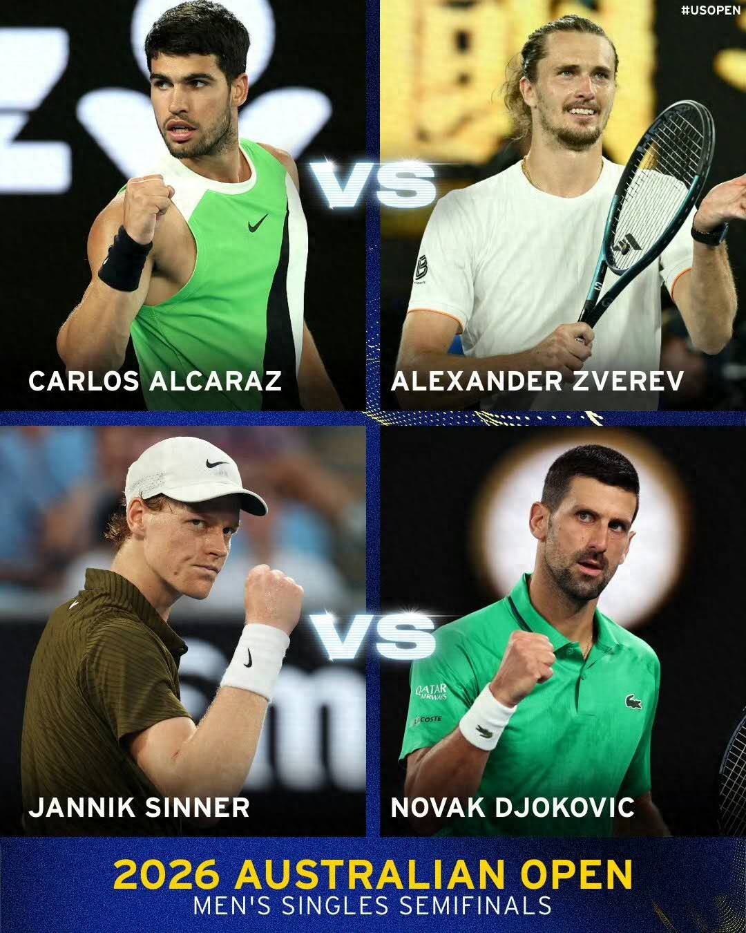 At the Australian Open in the new century, the top four seeds swept into the semifinals four times, with only one instance where the world number one failed to advance!