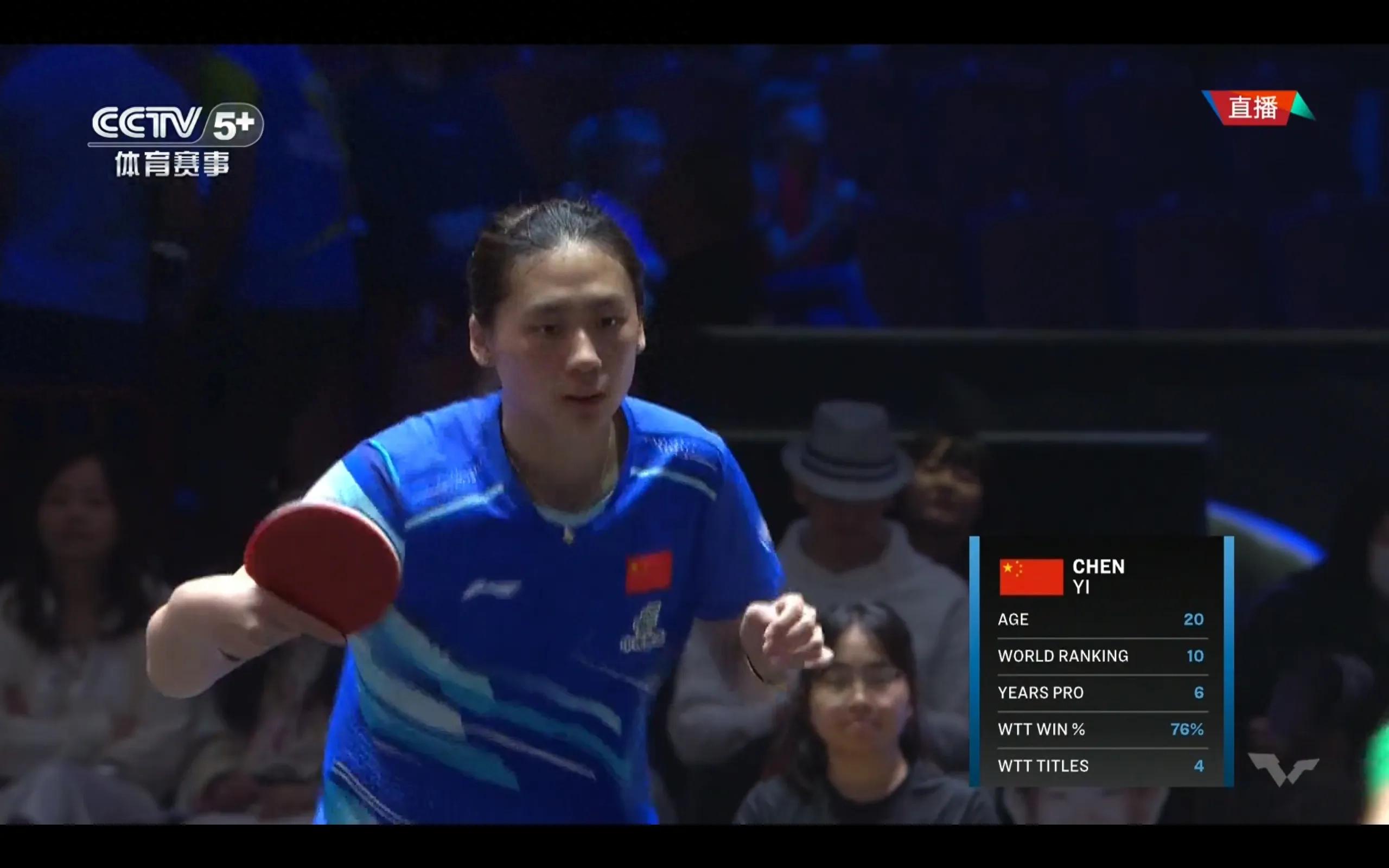 Live now: Table Tennis WTT Europe Grand Slam Chen Yi VS Bruna, plus tonight&#39;s schedule