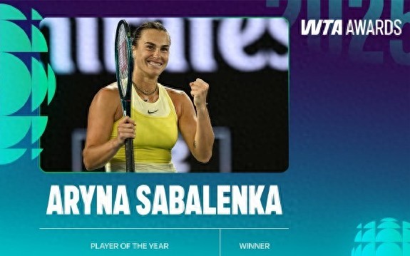 WTA一次性公布所有年度獲獎者，鄭欽文連續蟬聯人氣王，德約聘請科學家助陣