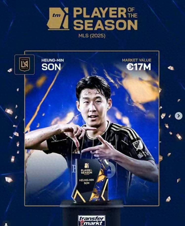 Well-deserved! Son Heung-min has been named Transfermarkt MLS MVP for 2025 after scoring 12 goals and providing 4 assists in 13 matches this half-season.