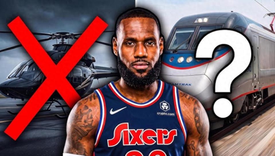 Not safe enough by helicopter? Amtrak invites LeBron James to take the train: choose any seat for round trips to Philadelphia