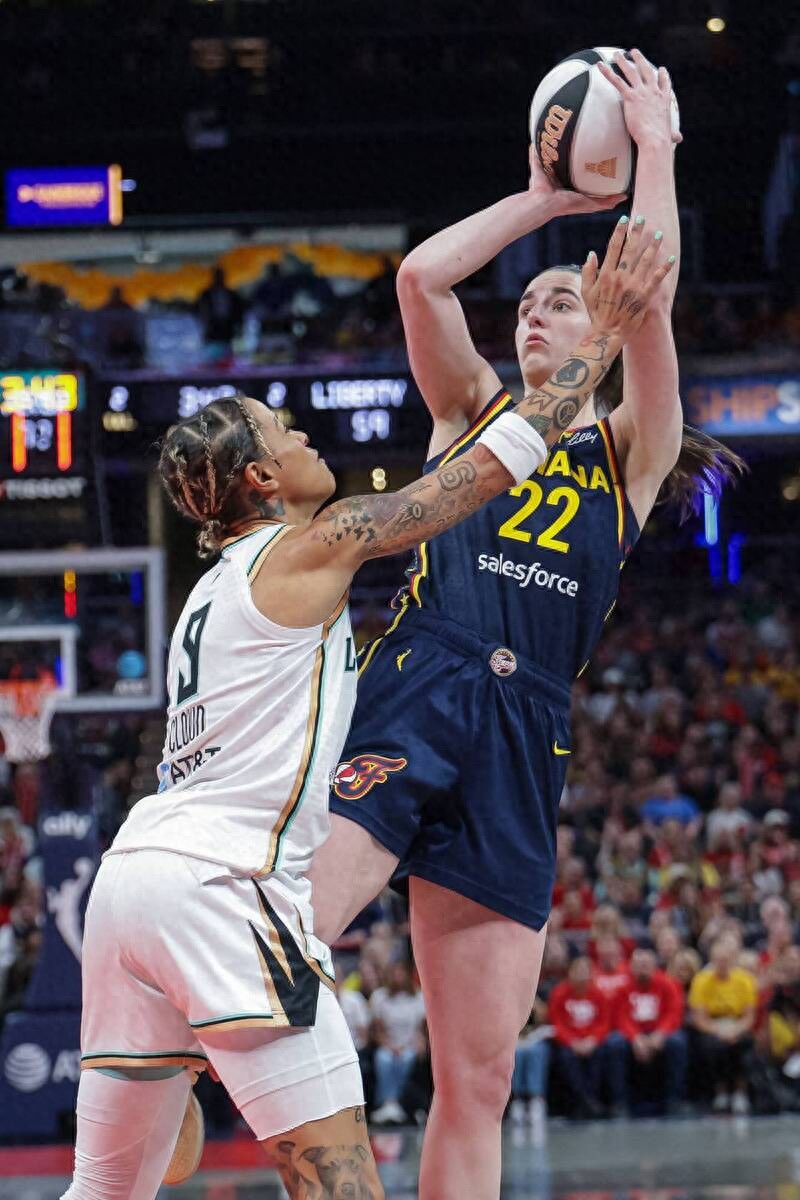 Clark returned from injury and showed his marksmanship by rewarding the defending WNBA champion Liberty with his first loss of the season