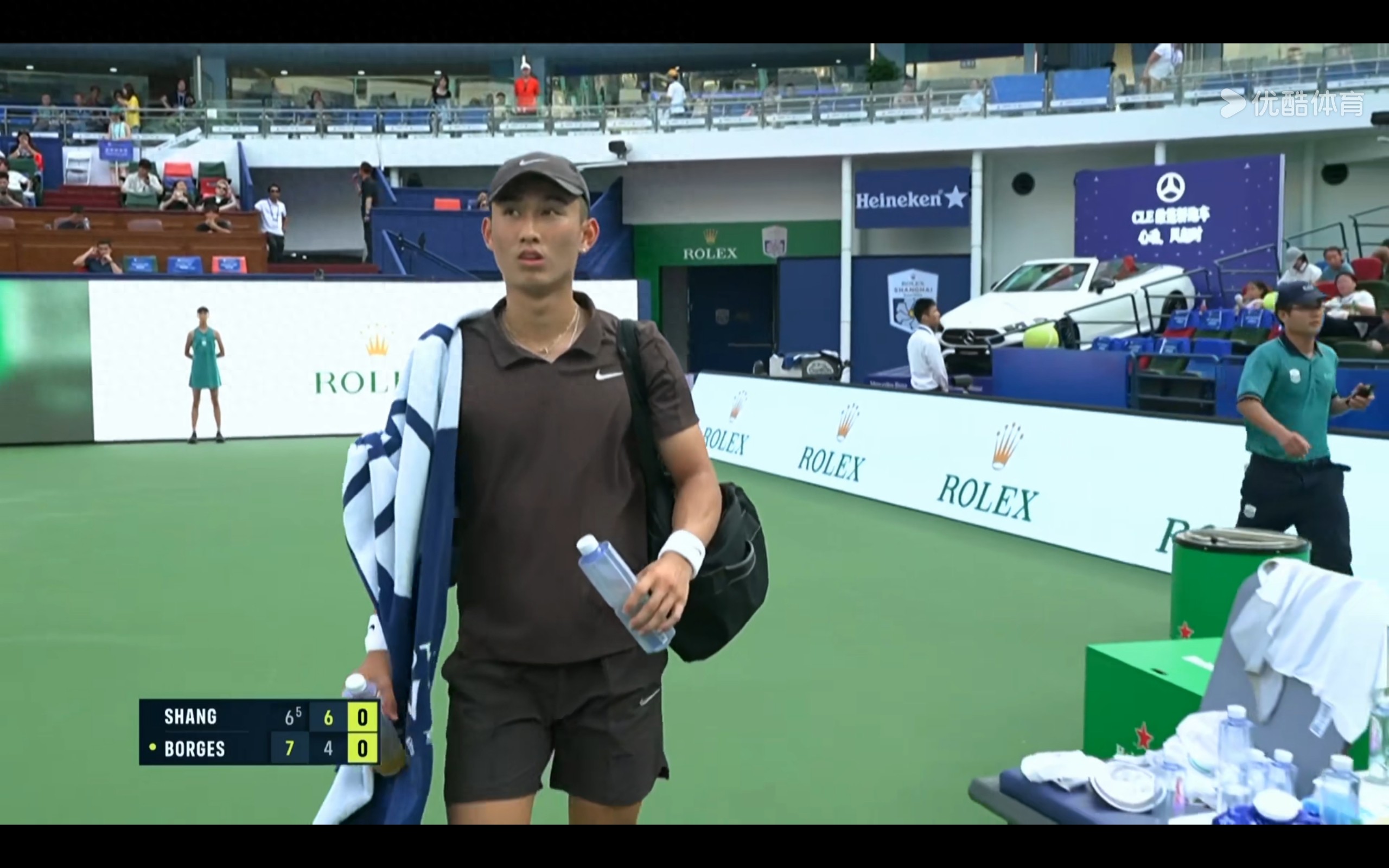 Live coverage of the Shanghai Masters tennis match: Shang Juncheng vs Borges