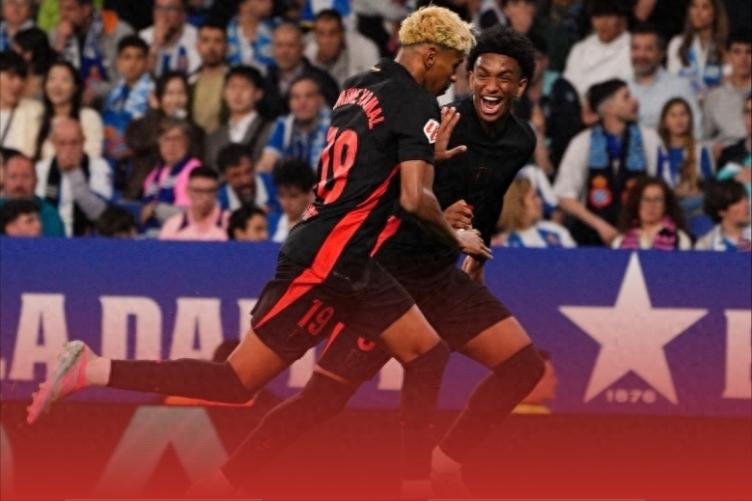 17-year-old Yamal World Wave + Passing + Red Barcelona defeated Espanyol 2-0 away and won La Liga 2 rounds in advance