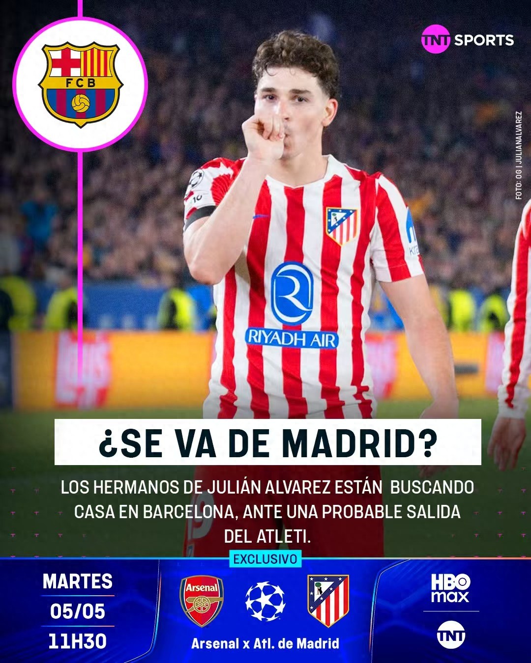 Successor to Lewandowski! Alvarez's family is already looking for housing in Barcelona, and the player is expected to transfer to Barcelona.