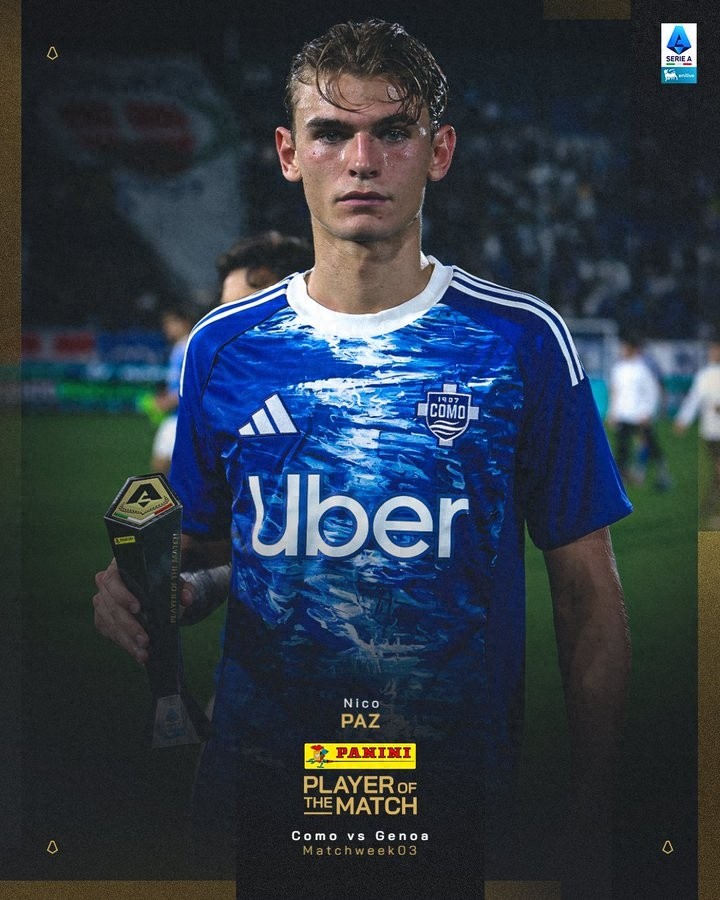 Real Madrid&#39;s hidden gem, 21-year-old Pascual, has scored 2 goals in 3 Serie A rounds and earned 2 Man of the Match awards, valued at €35 million.