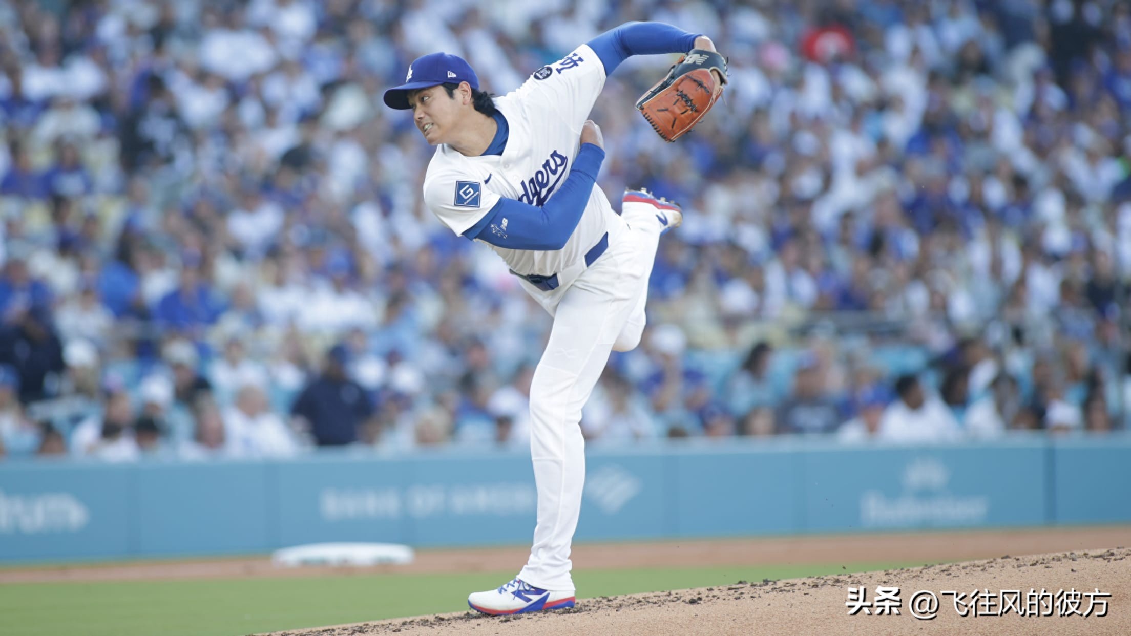 Shohei Ohtani struck out nine batters first, earning his first Dodgers win on his bobblehead day.