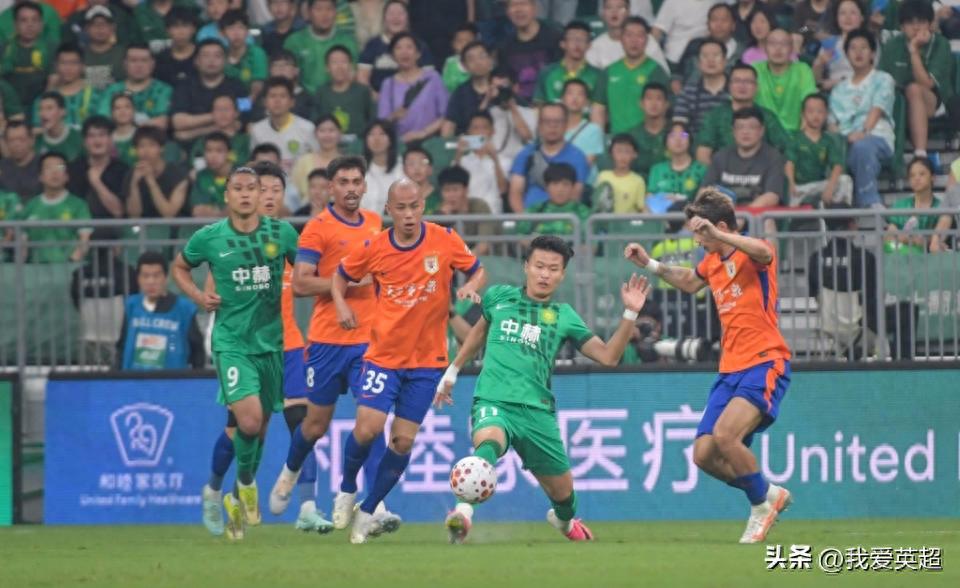 Fired 38 shots! Guo'an 2-0 Shandong Taishan with 10 men, winning 3 in a row to rise to 6th; Serjinho and Lin Liangming scored, Zheng Zheng got a straight red.