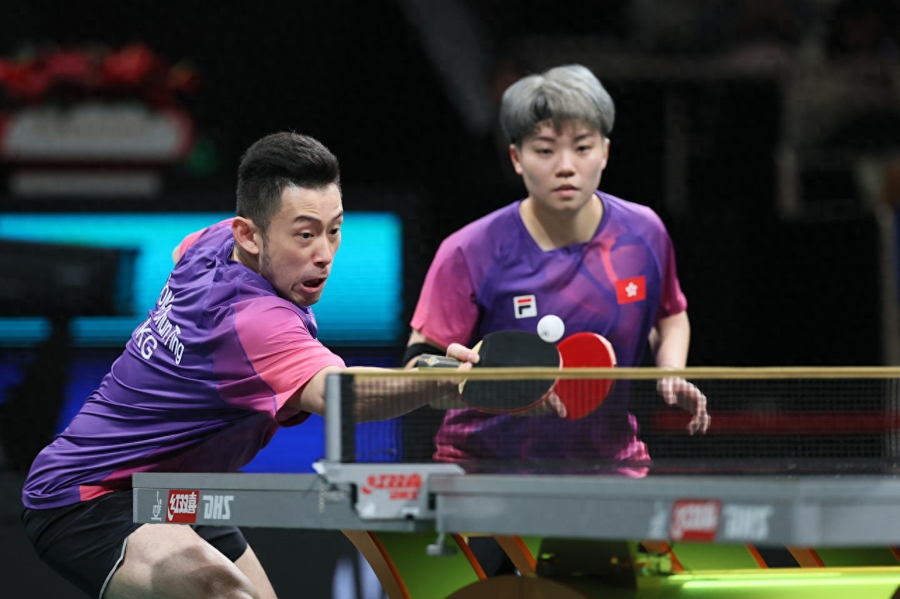 Huang Zhenting/Du Kaiqin reached the semifinals of the mixed doubles at the 2025 World Table Tennis Championships and won their fourth World Championships medal