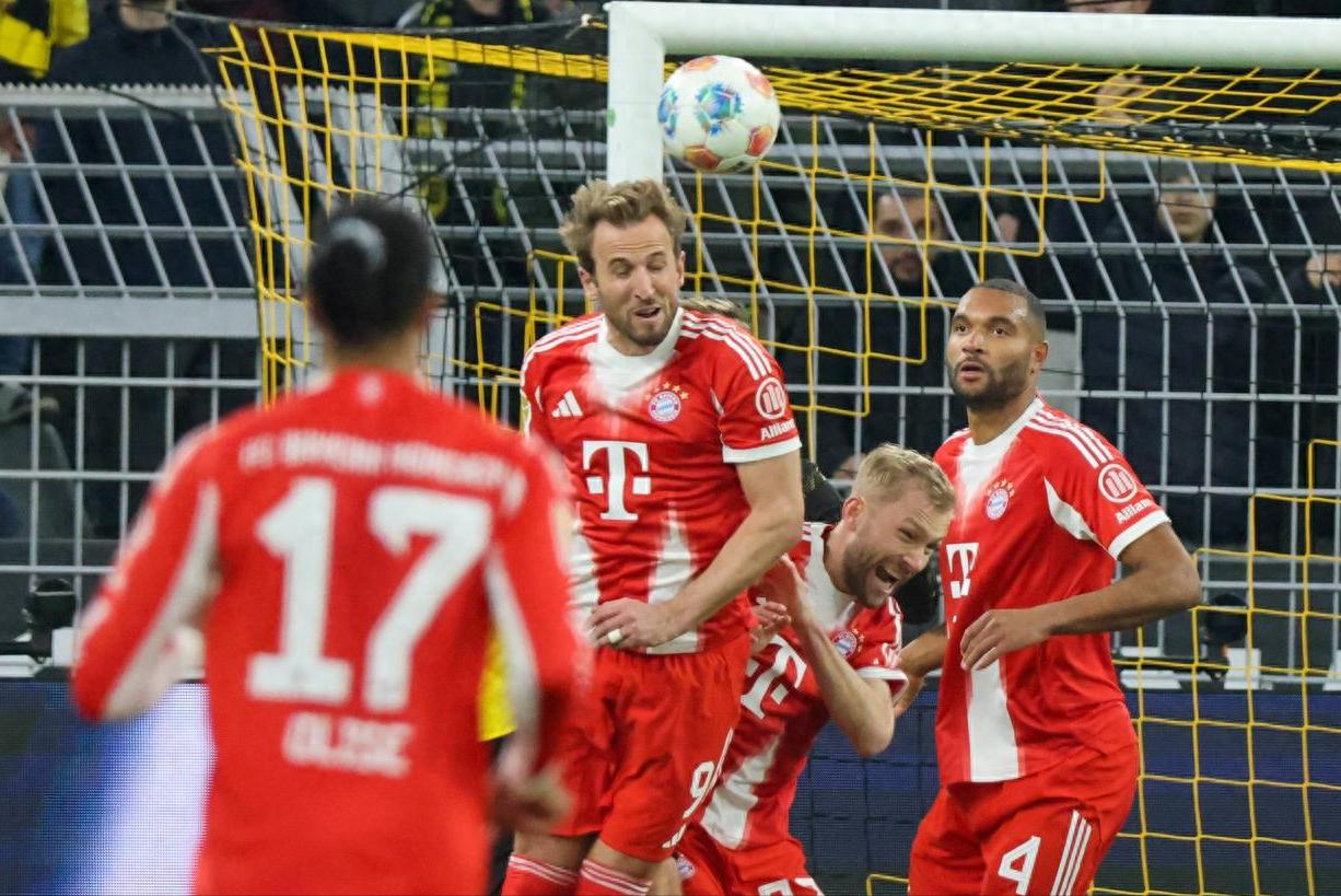 Exciting National Derby: Bayern Munich Comeback 3-2 Away at Dortmund, Kane Scores Twice, Kimmich Assists Equalizer and Scores Winner