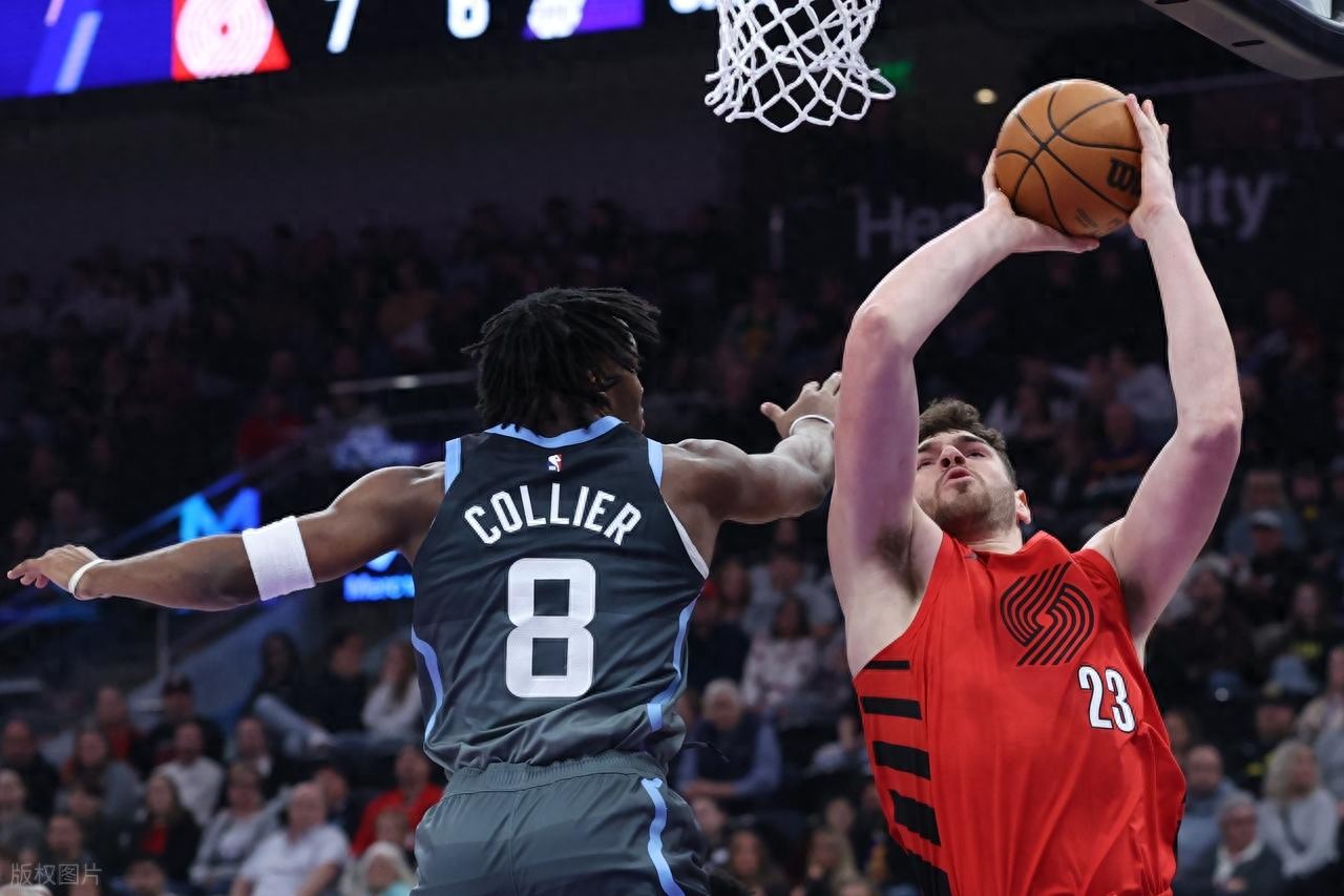 Career night! Klingenberg explodes with 23 points, 18 rebounds, and 7 assists; Yang Hansen plays 3 minutes scoring 2 points as Trail Blazers defeat Jazz