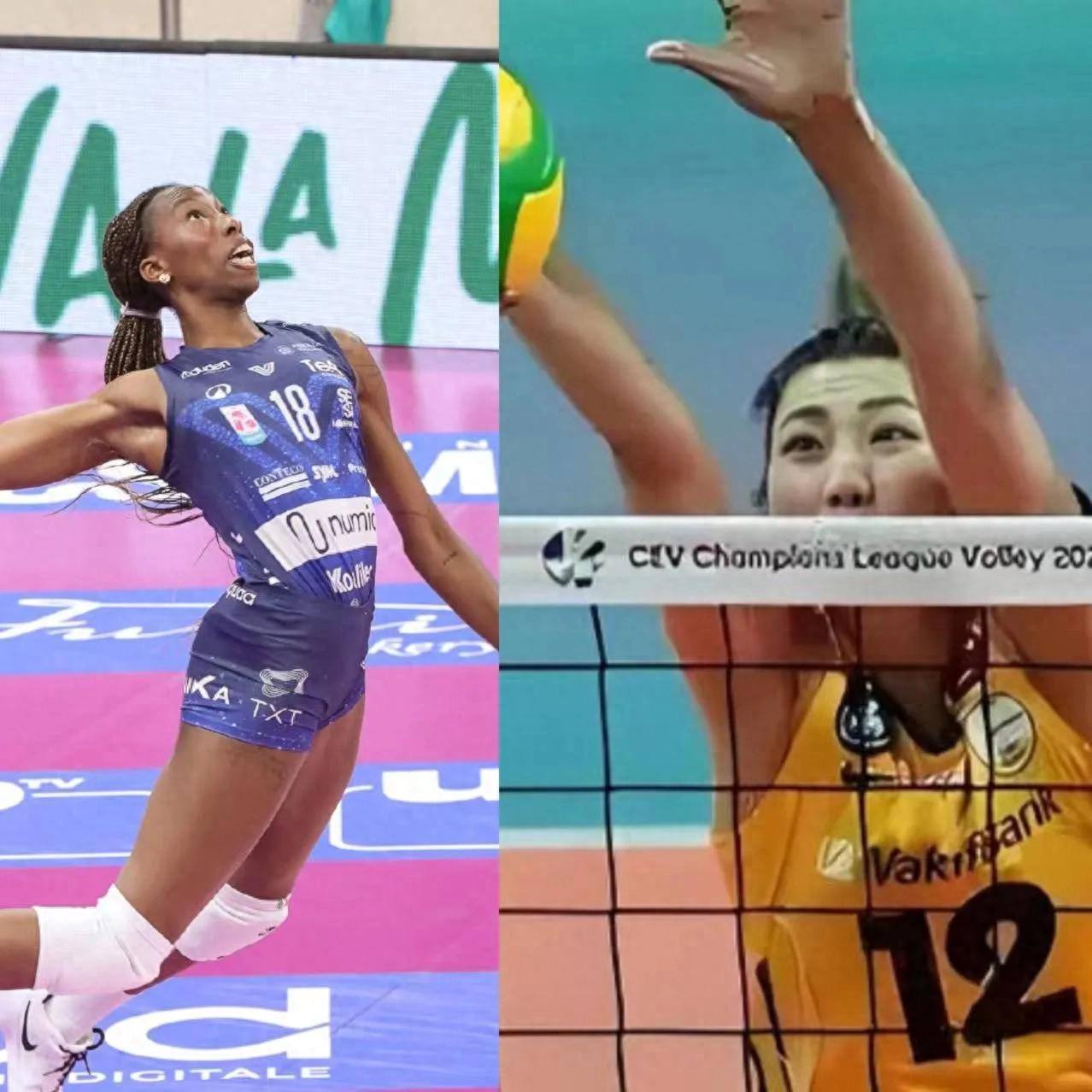 Yuan Xinyue vs Egnu! Champions League third place match: Milan won 25-15, Yuan Xinyue scored 2 points in the first game