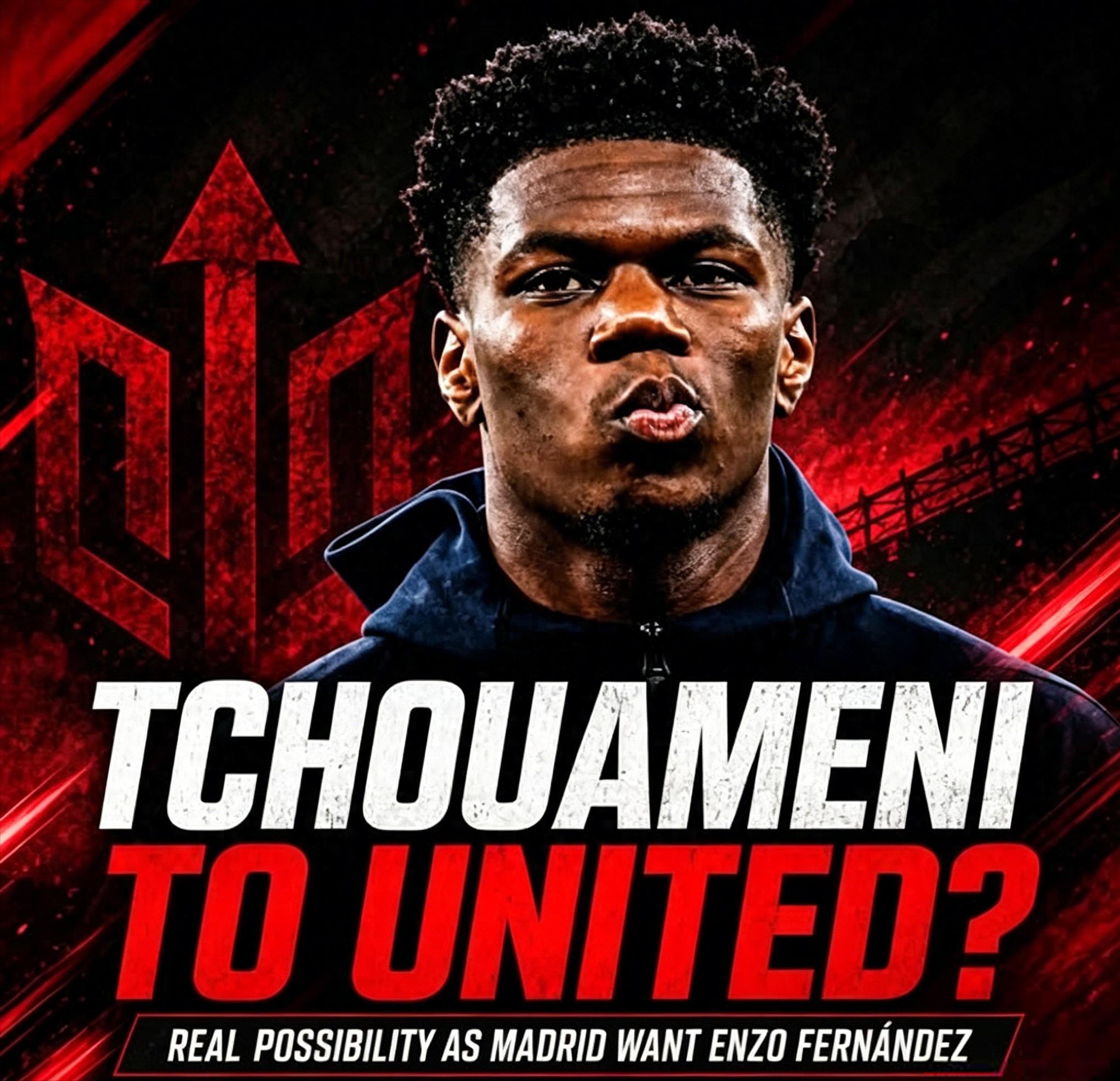 Is there a renewed possibility for Manchester United to sign Tchouaméni? Reports suggest Real Madrid might be open to receiving bids, yet a sum of €75 million would fall short.