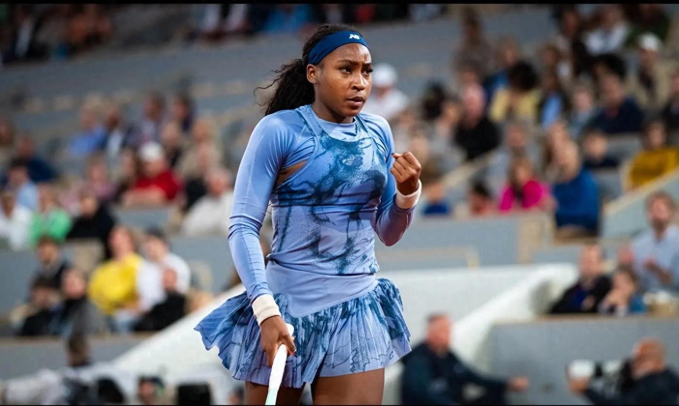 The latest report of the French Open, Gauff Boisson, won and advanced to the semifinals, and the dark horse was black to the end