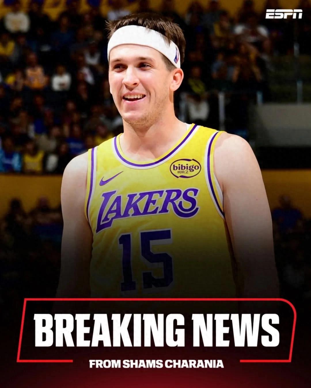 4 years, $185 million! Lakers' second signing of the offseason! Sets record for largest contract by an undrafted player