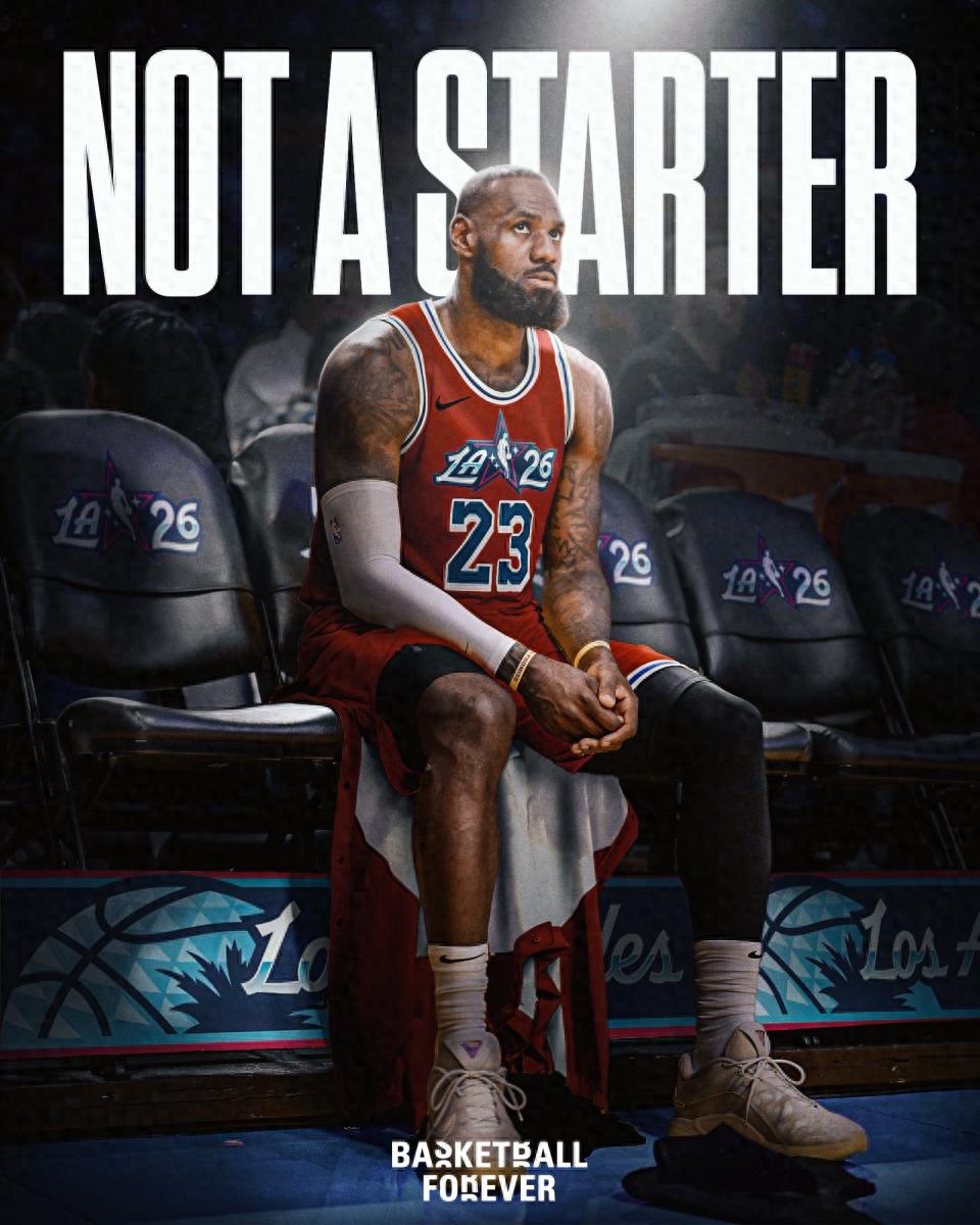 LeBron James ranks 9th in Western Conference All-Star voting! Missing out on starting for the 22nd consecutive year — will coaches and Adam Silver still pick him to play?