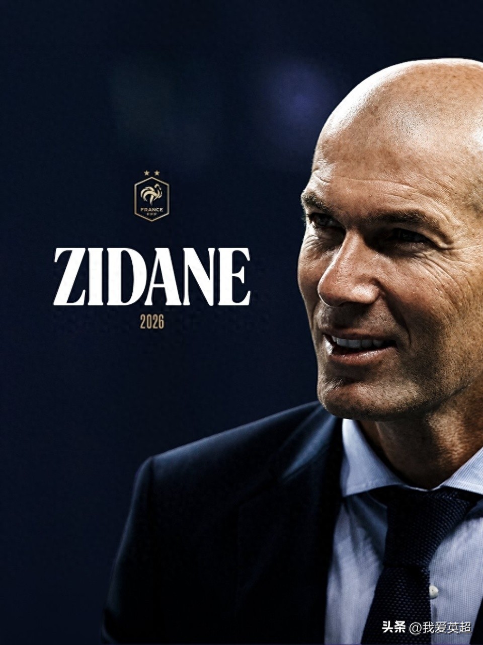 After a 5-year hiatus, 54-year-old Zinedine Zidane officially announced as head coach of the French national team, signing a 4-year contract with his debut match date confirmed.