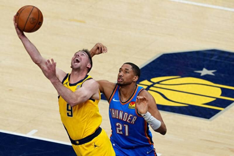 Mathurin and McConnell came off the bench as the Pacers led the Thunder at half of the NBA Finals G3