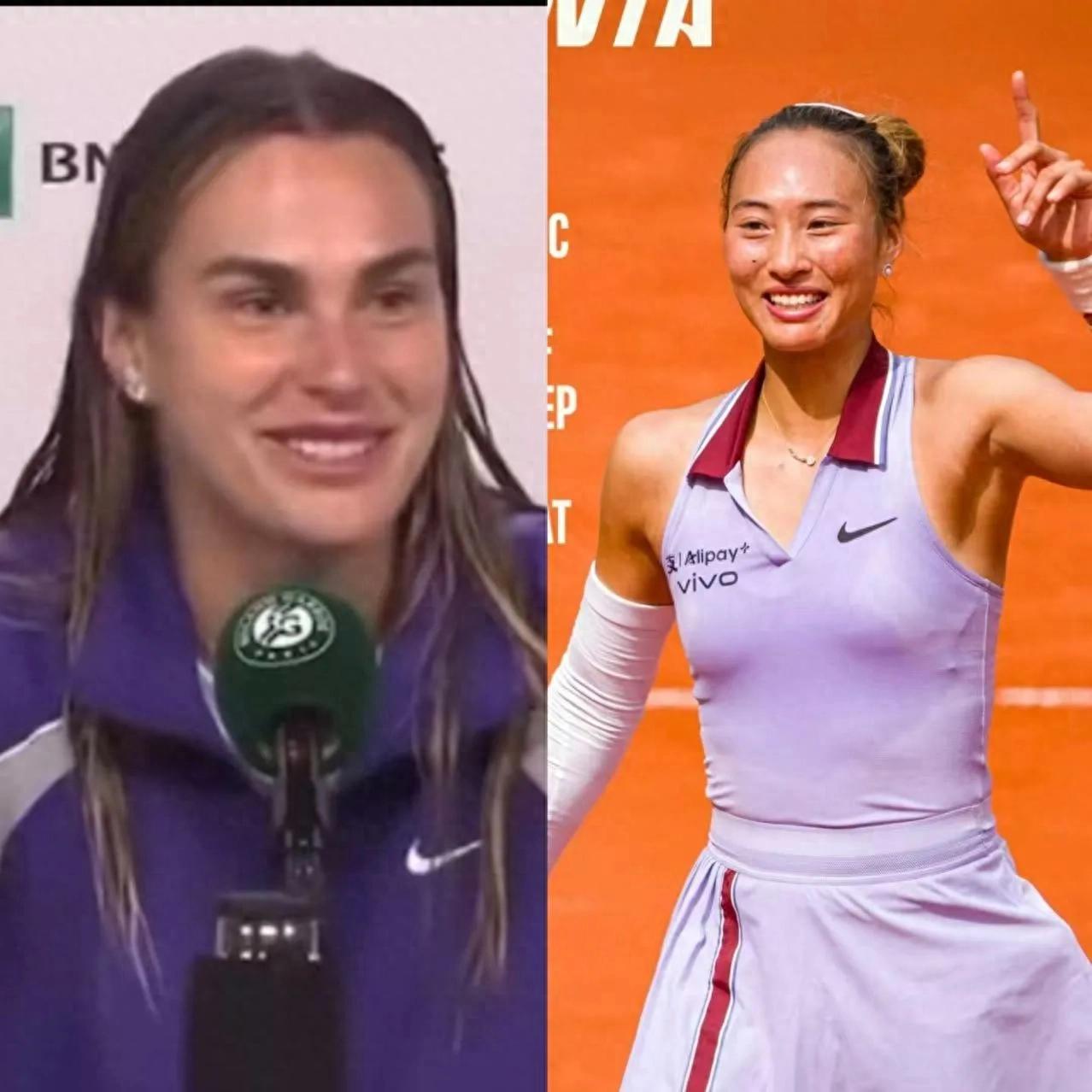 Zheng Qinwen was shouted! Sabalenka in the semi-finals: I have to get revenge, I lost last time because I was physically tired