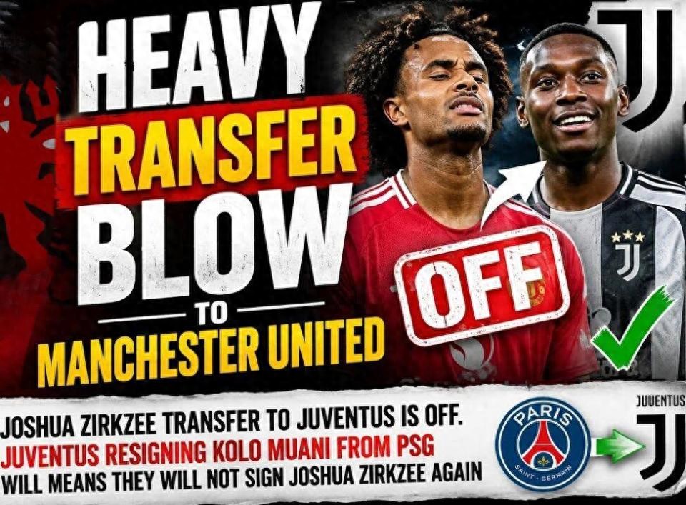The transfer of Zirkzee to Juventus has fallen through; there are still offers but they are all loans! The player prefers to stay at Manchester United.