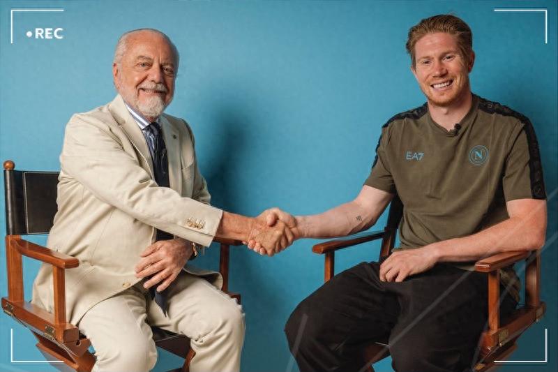 The first midfielder in the Premier League Serie A pension Napoli officially announced the waiver of De Bruyne's 2+1 contract