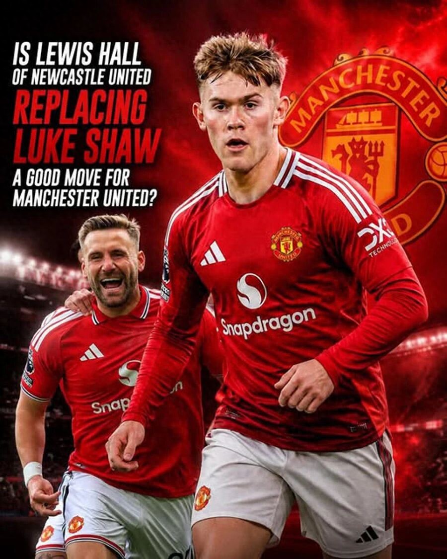 Manchester United must sign a new left-back next, possibly re-signing a Real Madrid star! Hall is willing to join but is valued at 50 million pounds.