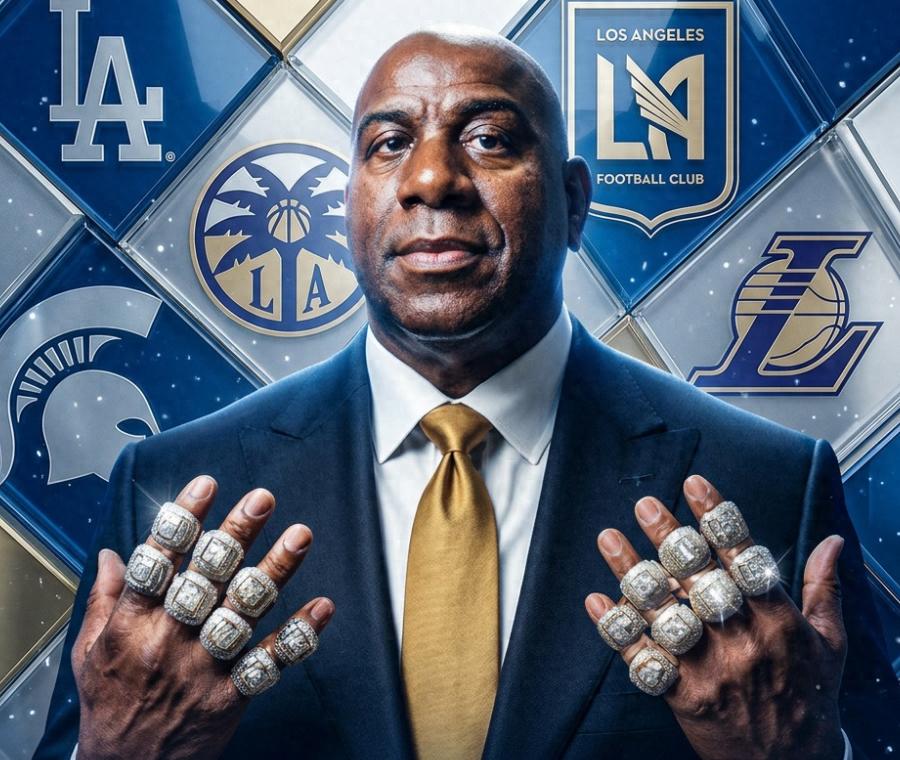 Legendary Winner! Magician Announces Possession of 20 Championship Rings: Lakers Career Secures 11