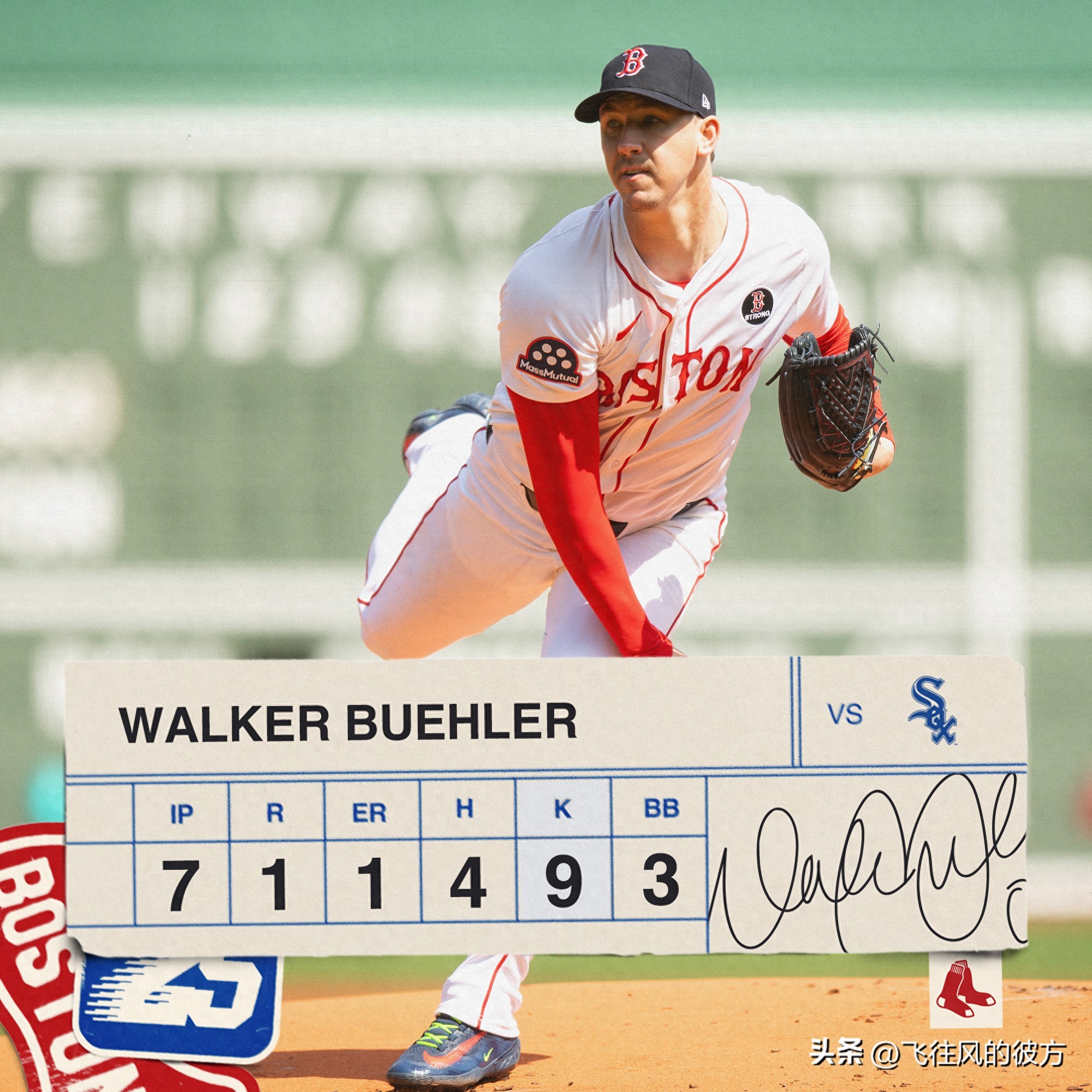 Former Dodgers junior Walker Buller had a 9K run to help the Red Sox win the series
