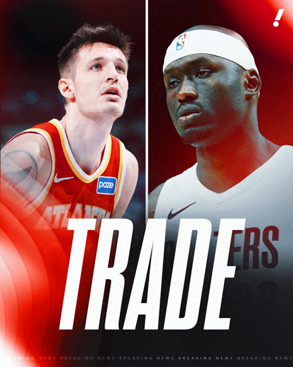 Trail Blazers and Hawks complete a 3-for-1 trade! Yang Hanson's three-point sharpshooting new teammate Trade ratings released