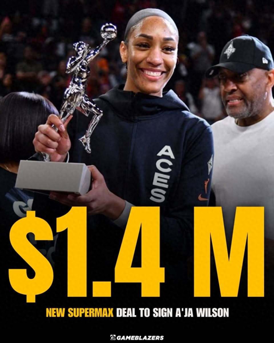 WNBA and the union officially reach new collective bargaining agreement; A'ja Wilson to sign $1.4 million super-max contract.