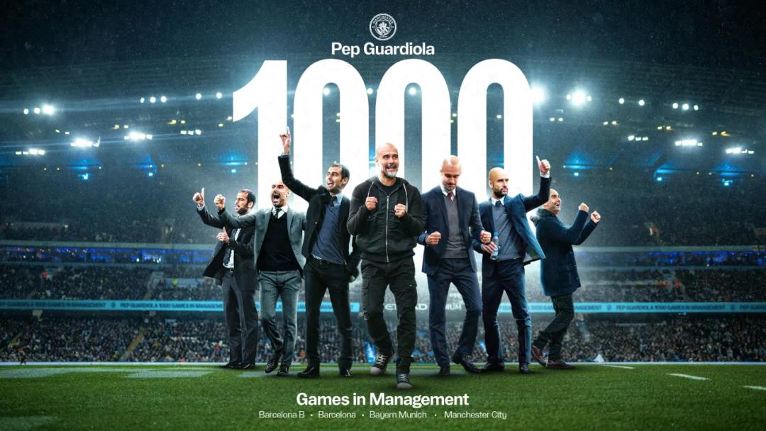 Being inducted into the "Thousand Matches Coaches" club, Guardiola's greatness needs no numerical proof.