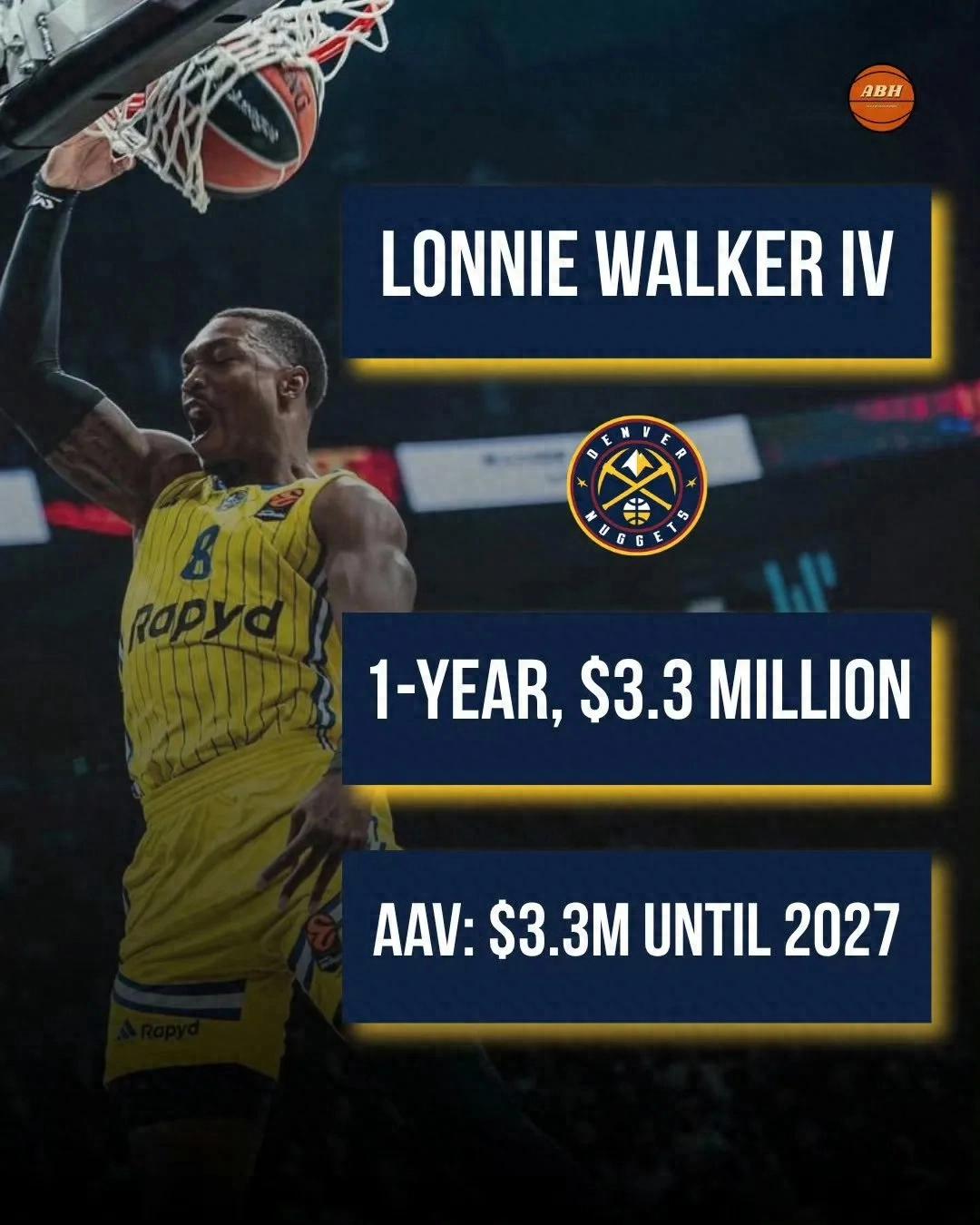 Wow! $100 million! $100 million per year! The Nuggets trade as fast as possible.