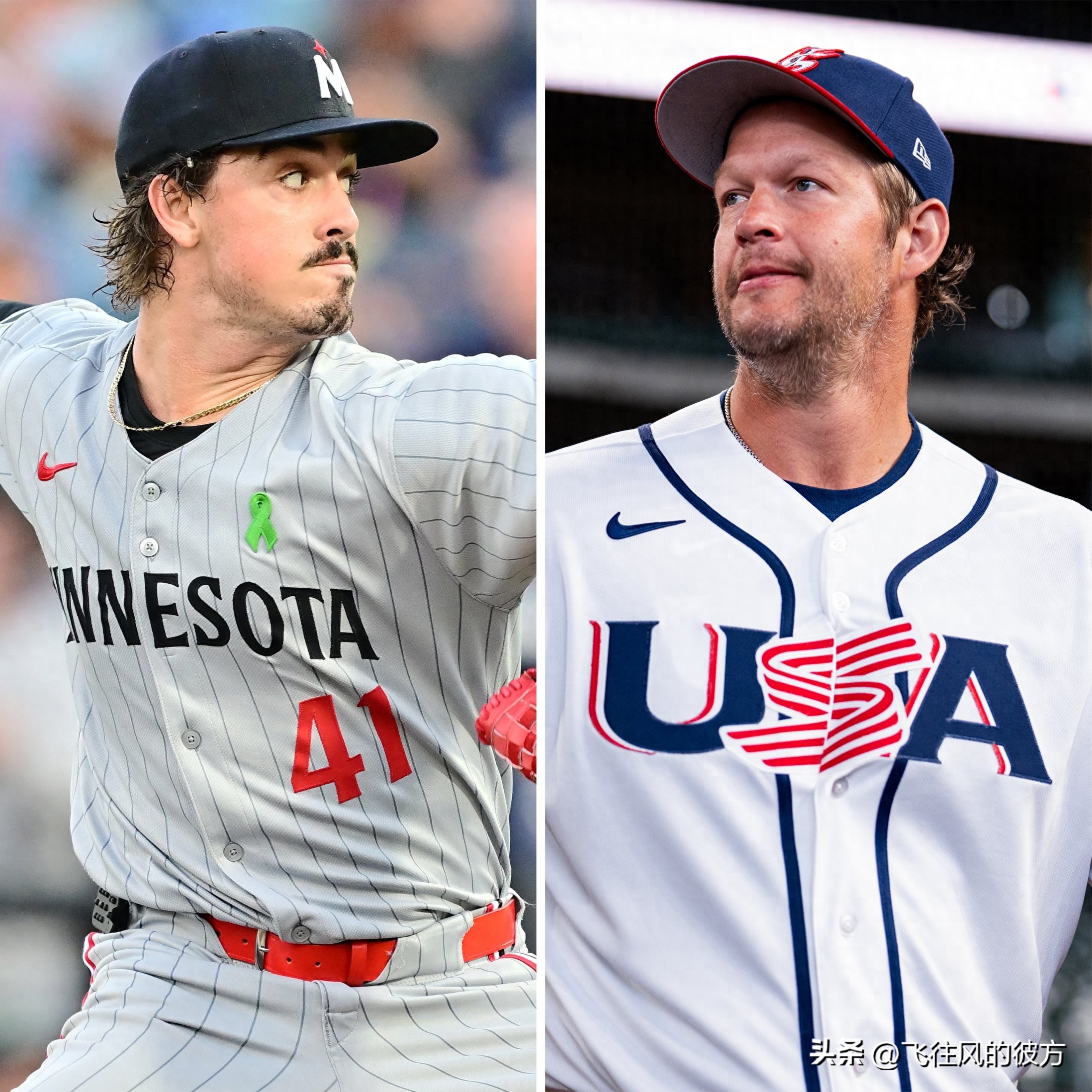 Kershaw exits U.S. team after quarterfinals, concluding his baseball career; Twins starter Ryan joins as replacement.