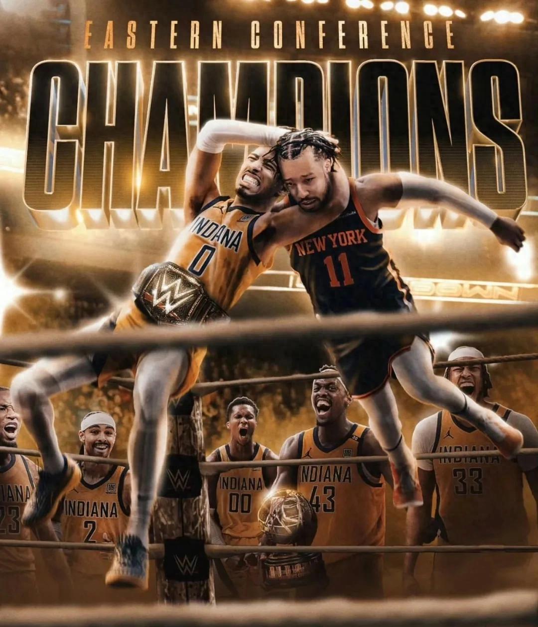 Sudden infighting! It's numb, Downs is completely numb! This year's NBA Eastern Conference Finals team