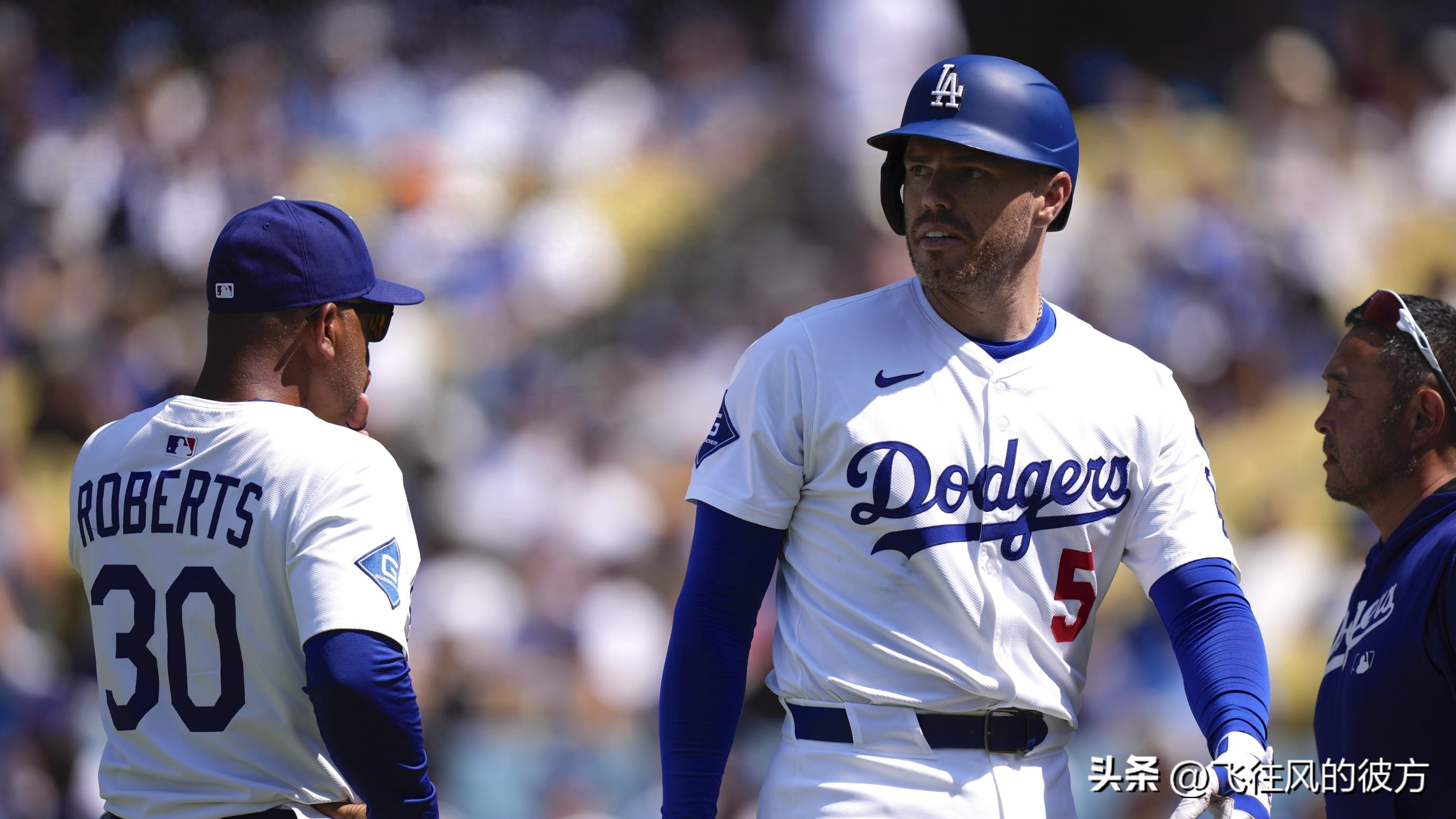 Freddie Freeman returns to the team after being hit by a pitch, claiming he has found a solution to his swing issues.