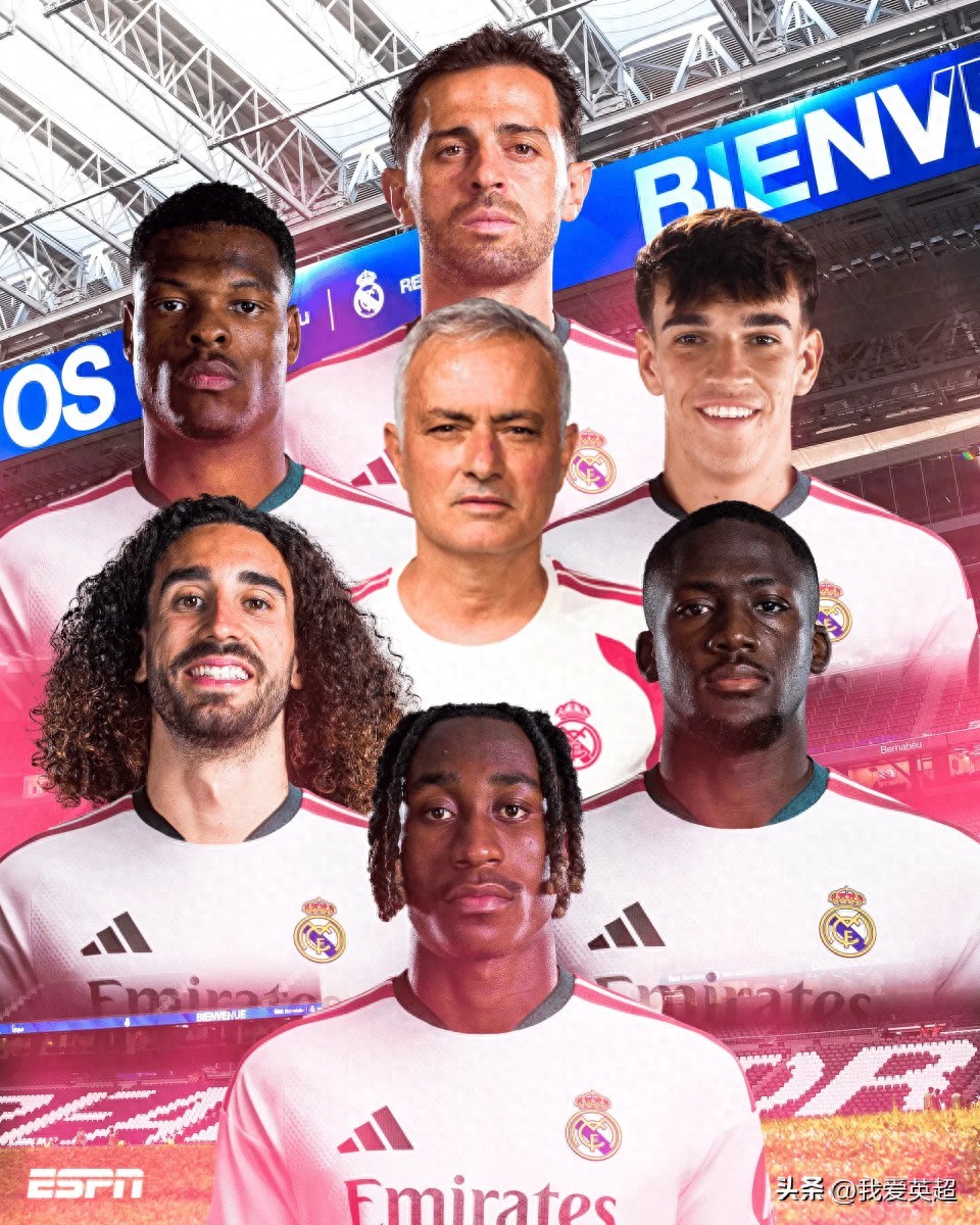 Real Madrid is going all out! They have spent 240 million euros in the summer window to sign six players, and their dream starting lineup for the new season has been revealed, featuring four new signings.