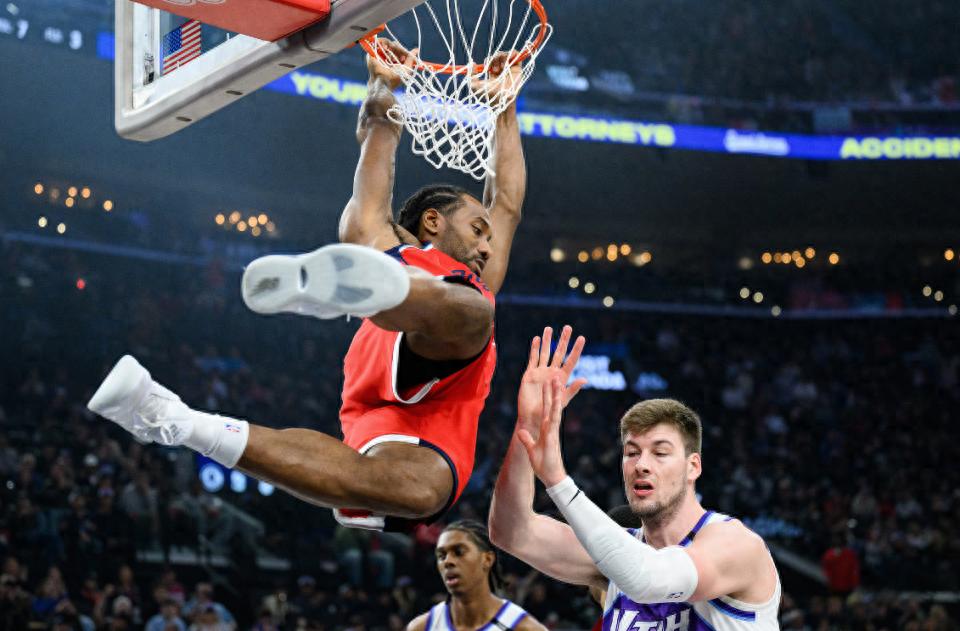 Leonard scores 45 points with 20 in the final quarter! Clippers secure 6th straight win over Jazz, Harden posts 20+7, Lee Kyle adds 22+8