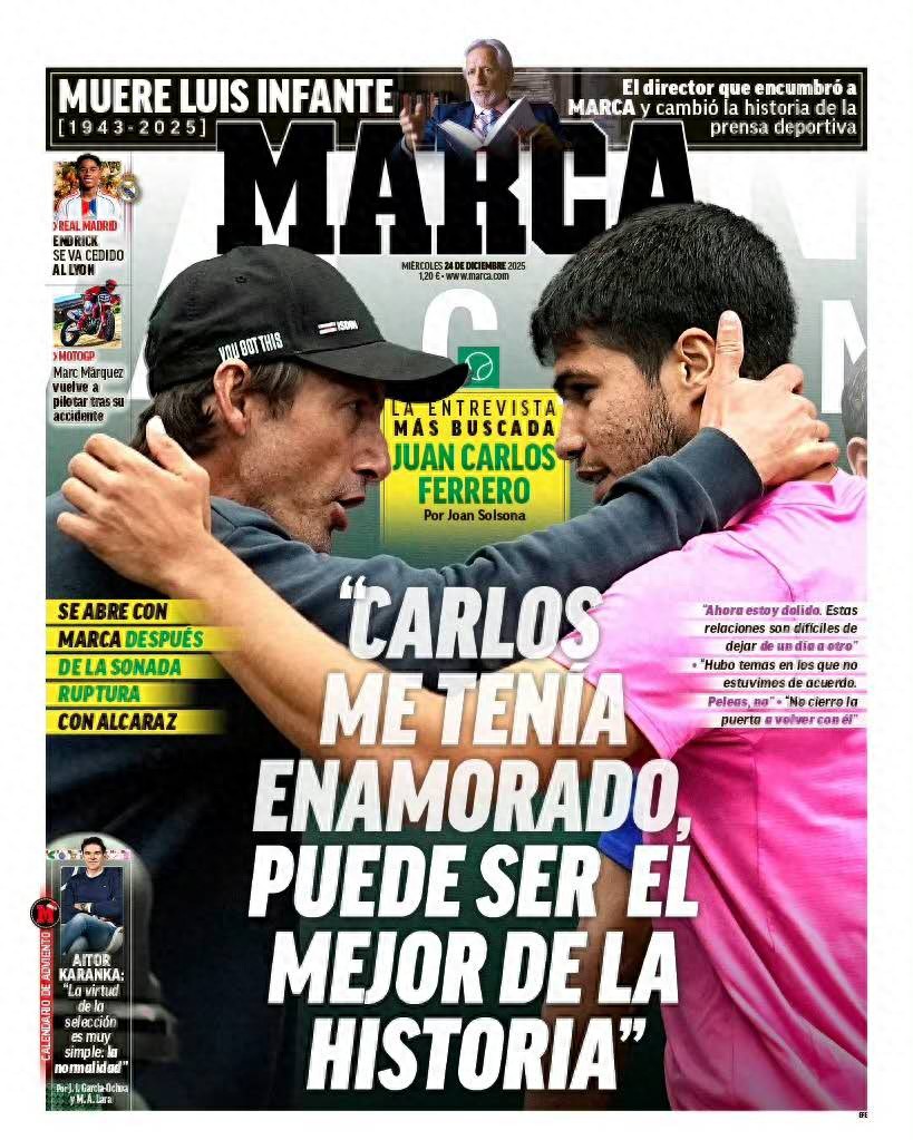 Exclusive Interview with Ferrero: I Would Give Everything for Alcaraz; Money and Business Conflicts Are Not Reasons for Our Split