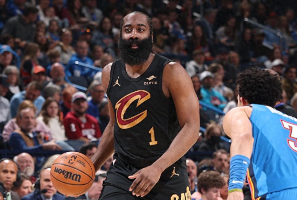 Harden records 20+9 in first loss with new team! Cavaliers fall to depleted Thunder, missing out on 8th straight win; Joe scores 22 points and 5 steals