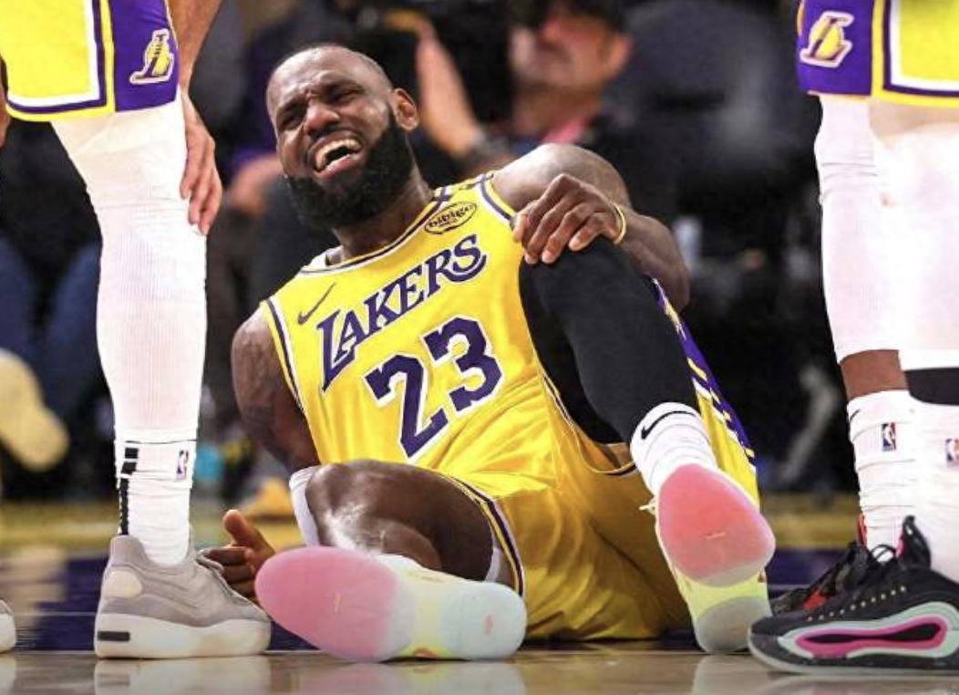 James responded! For the first time in 22 years, he suffered a knee injury, which was as severe as a season's reimbursement