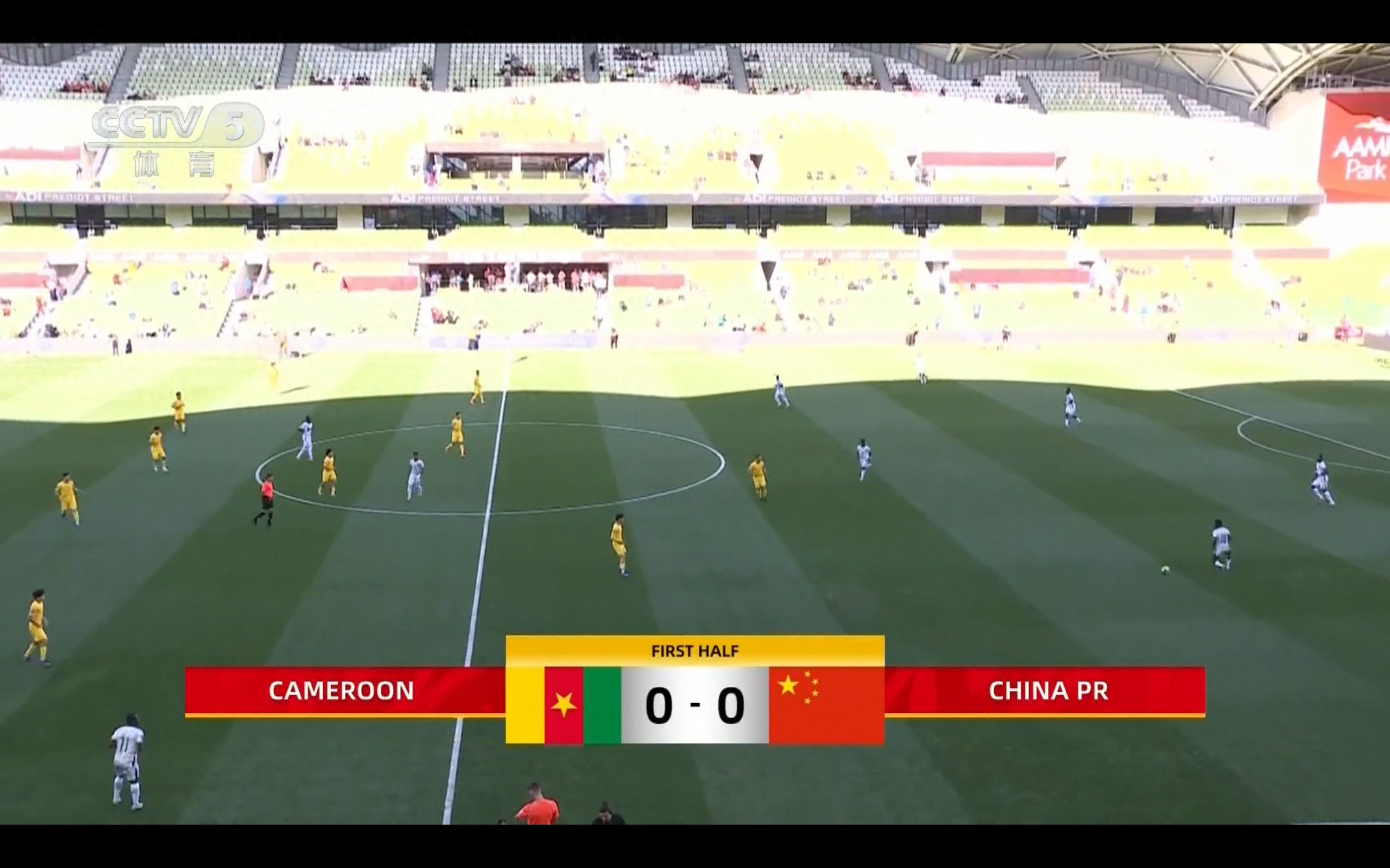 Live broadcast of FIFA friendly match: Chinese Men's Football Team vs Cameroon Men's Football Team