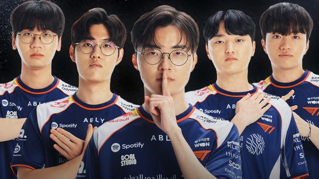 T1 leads by 8K gold but loses to the "Nirvana" team! Doran gets solo killed by the support. The audience says: "We might as well play the second team."