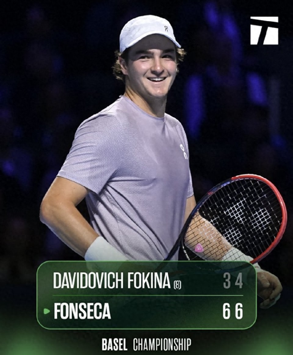 Brazil's Rising Star Shines in Basel! 19-Year-Old Fonseca Claims His Most Significant Title, Enters Top 30 for the First Time