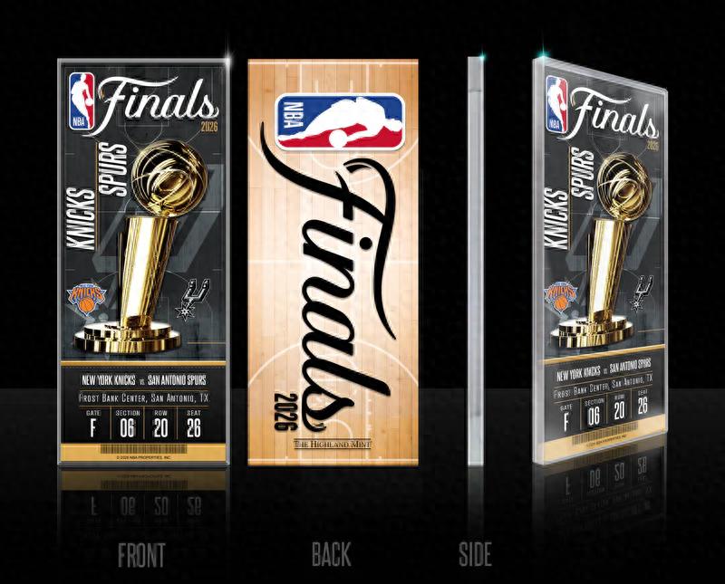 The biggest ticket price gap! Spurs G1 minimum $800, Knicks G3 minimum $4,300