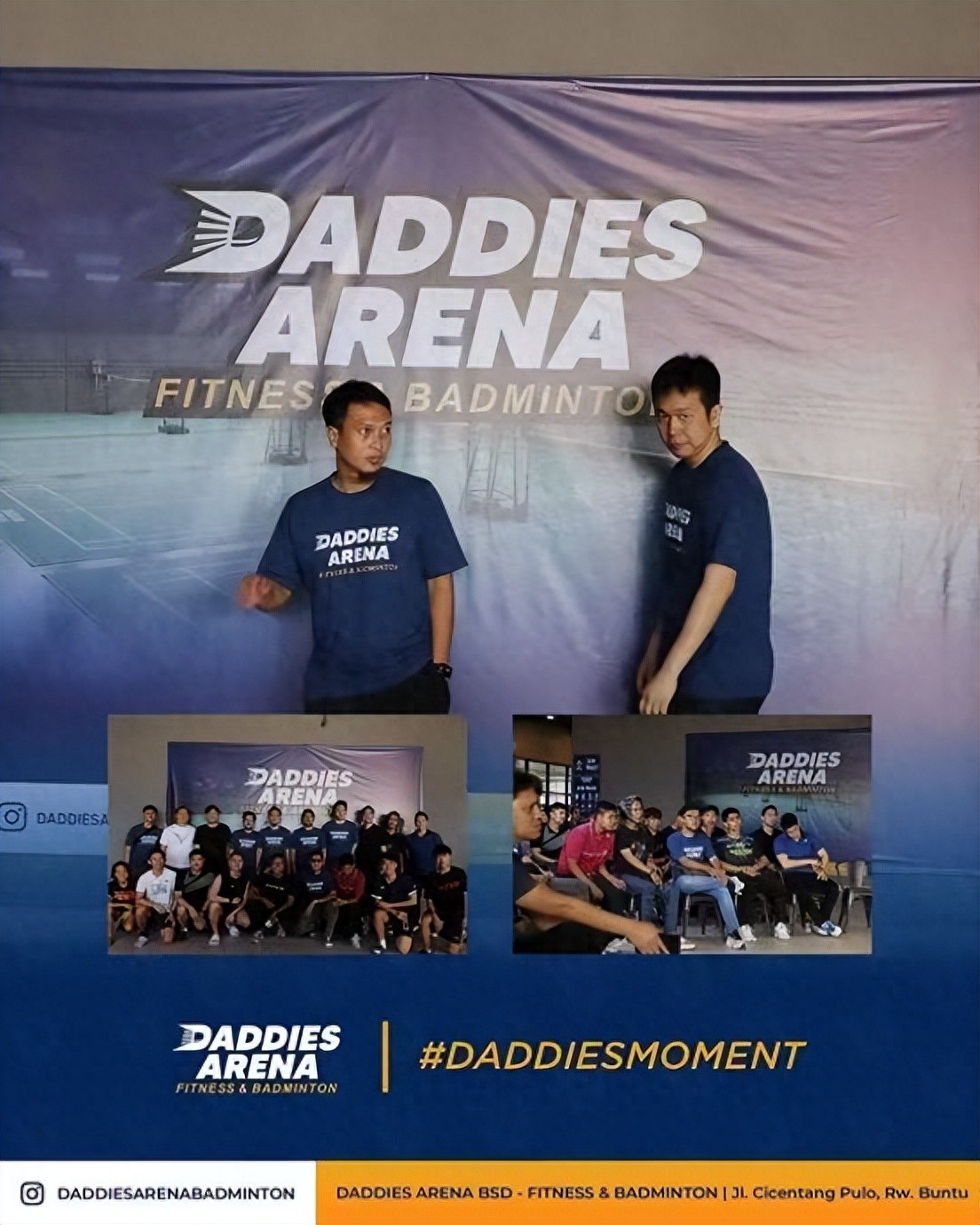 Indonesian badminton legend Ahsan and Hendra "combined" again and jointly opened a badminton hall