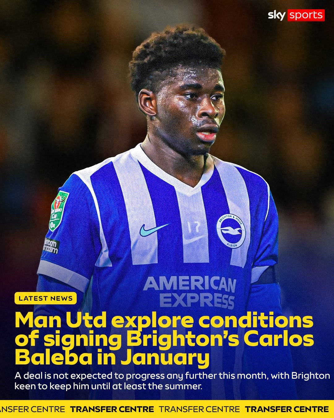 Manchester United’s renewed approach for Balla Ba might backfire! Brighton fights back, refusing to sell for under £100 million this summer.
