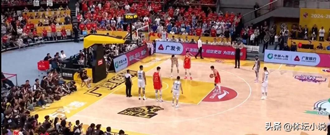 The suspense is here! A 92-94 game made Guangsha Kong happy, and he didn't win 41-27 on free throws Sun Minghui hit the iron wildly