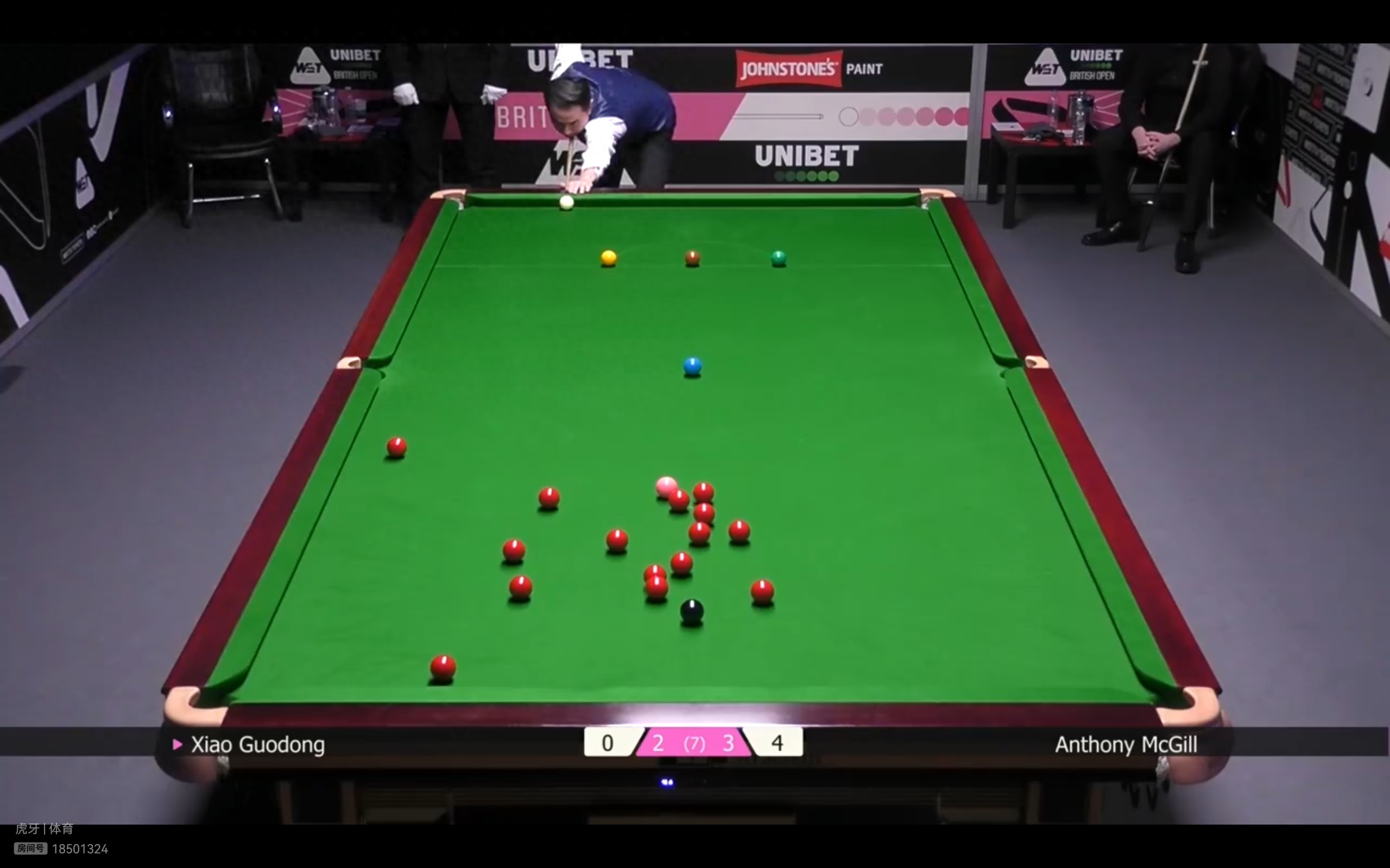 Live coverage of the Snooker UK Championship: Xiao Guodong vs. McGill