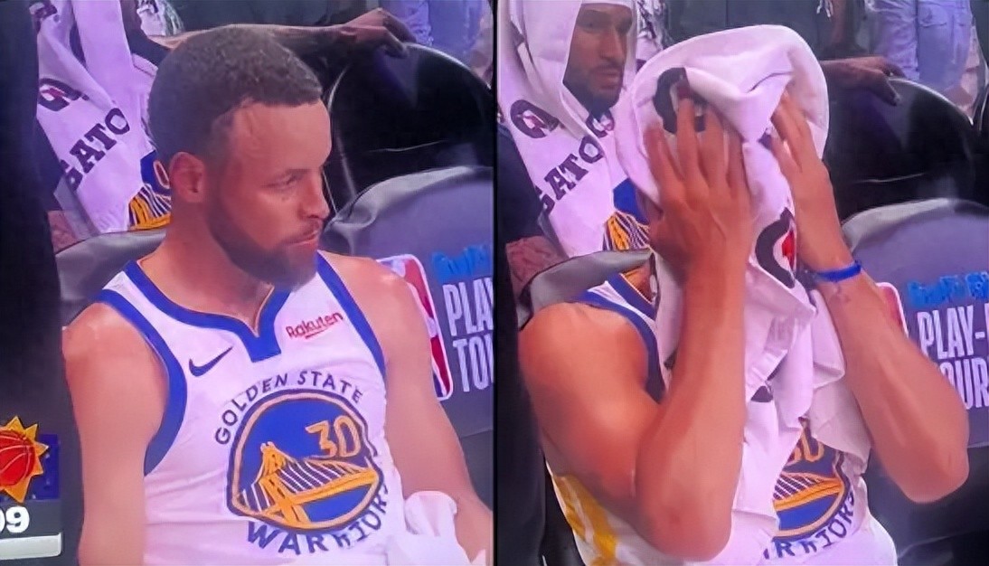The Great Era Ends! Curry Shows Disappointment on the Sideline After Warriors Miss Playoffs