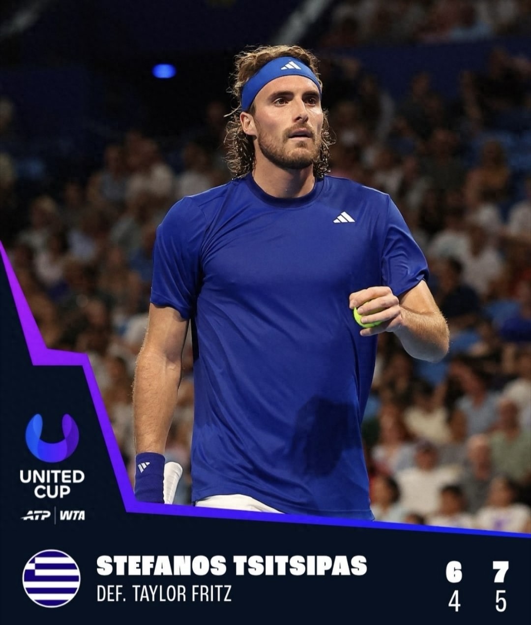 Stefanos Tsitsipas's "Resurgence Declaration" Echoes After Defeating Top Ten Player Fritz at the United Cup